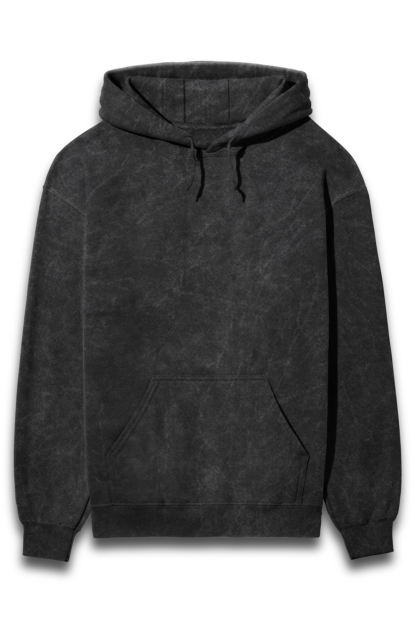 Anime Acid Wash Hooded Sweatshirt